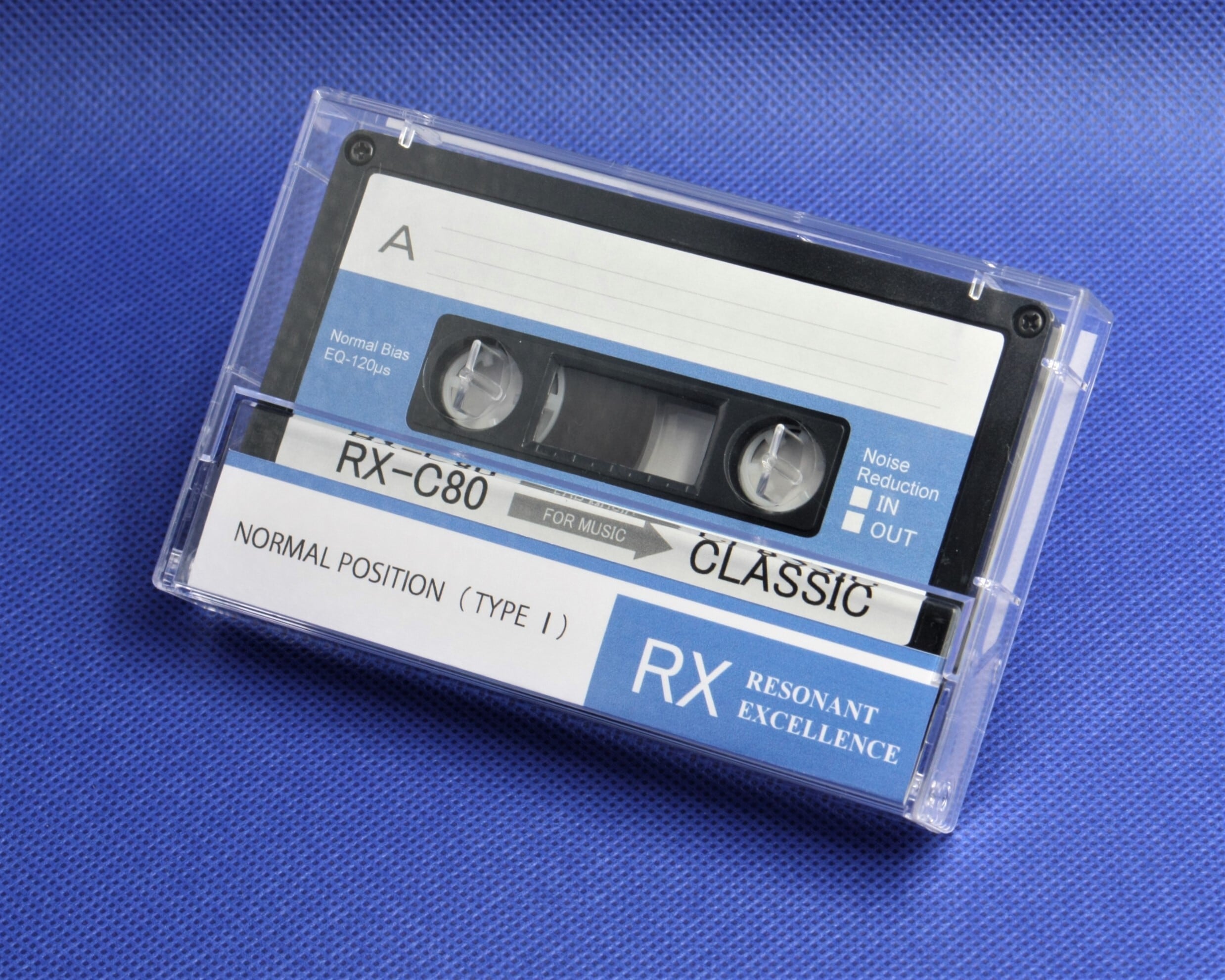 C80＜スカイブルー＞オリジナルデザイン・カセットテープ | 向実庵