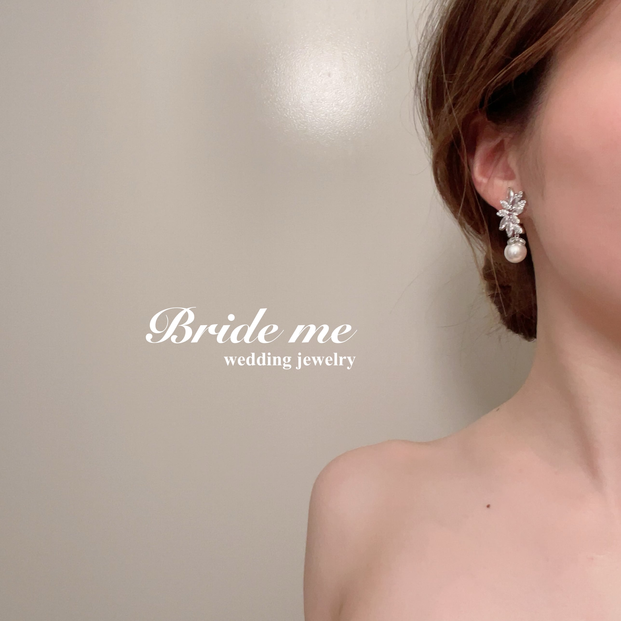 ZP-04】キュービックジルコニア ピアス | BRIDE ME
