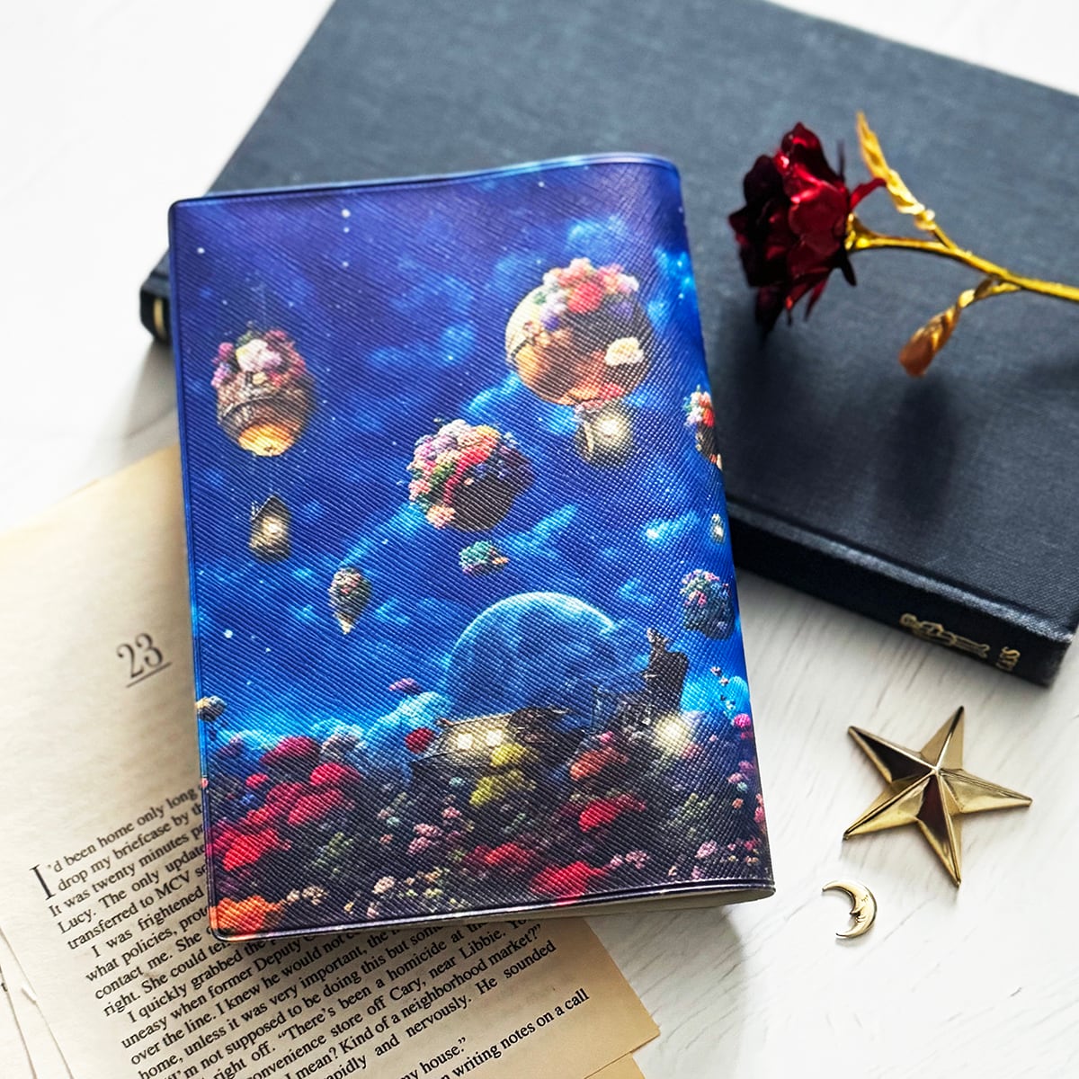 SALE】花畑の幻想郷 ブックカバー・手帳カバー | LALA CloveR.幻想的