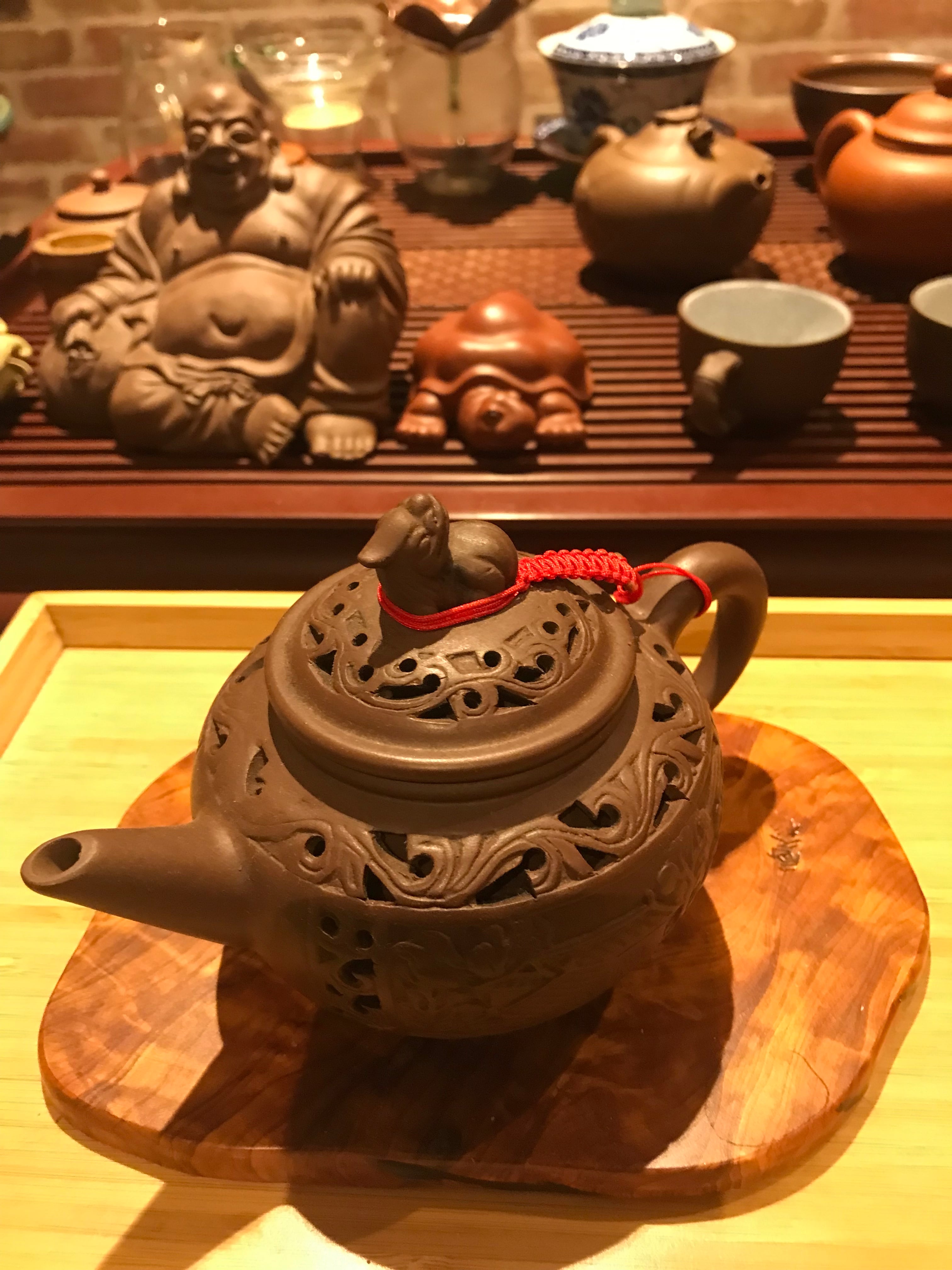 中国紫砂朱泥梅文急須茶壷在銘VR5756