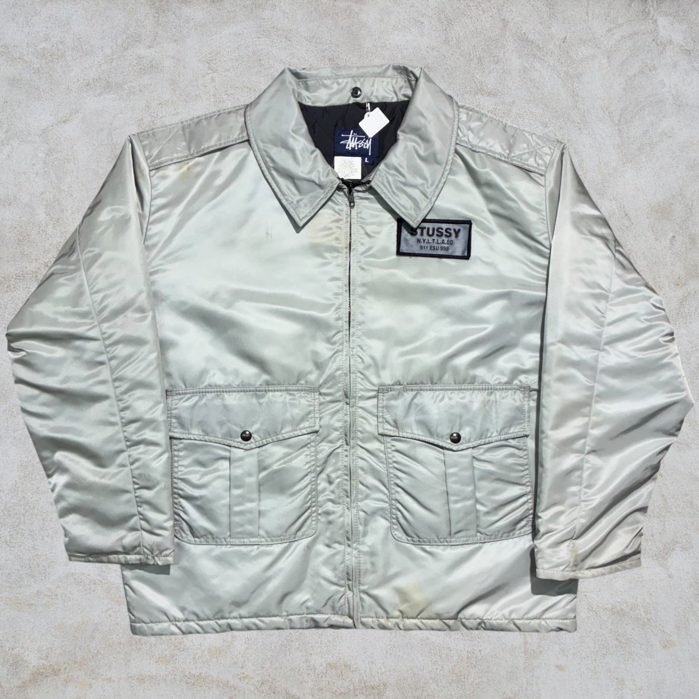 90's old stussy Nylon Jacket “SPIEWAK”【下北沢店】 | curb