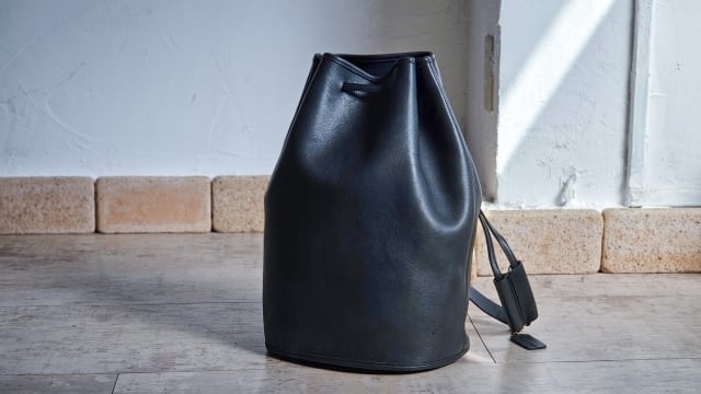 オールドコーチ ☆ USA製 レザー 巾着 ワンショルダーバッグ