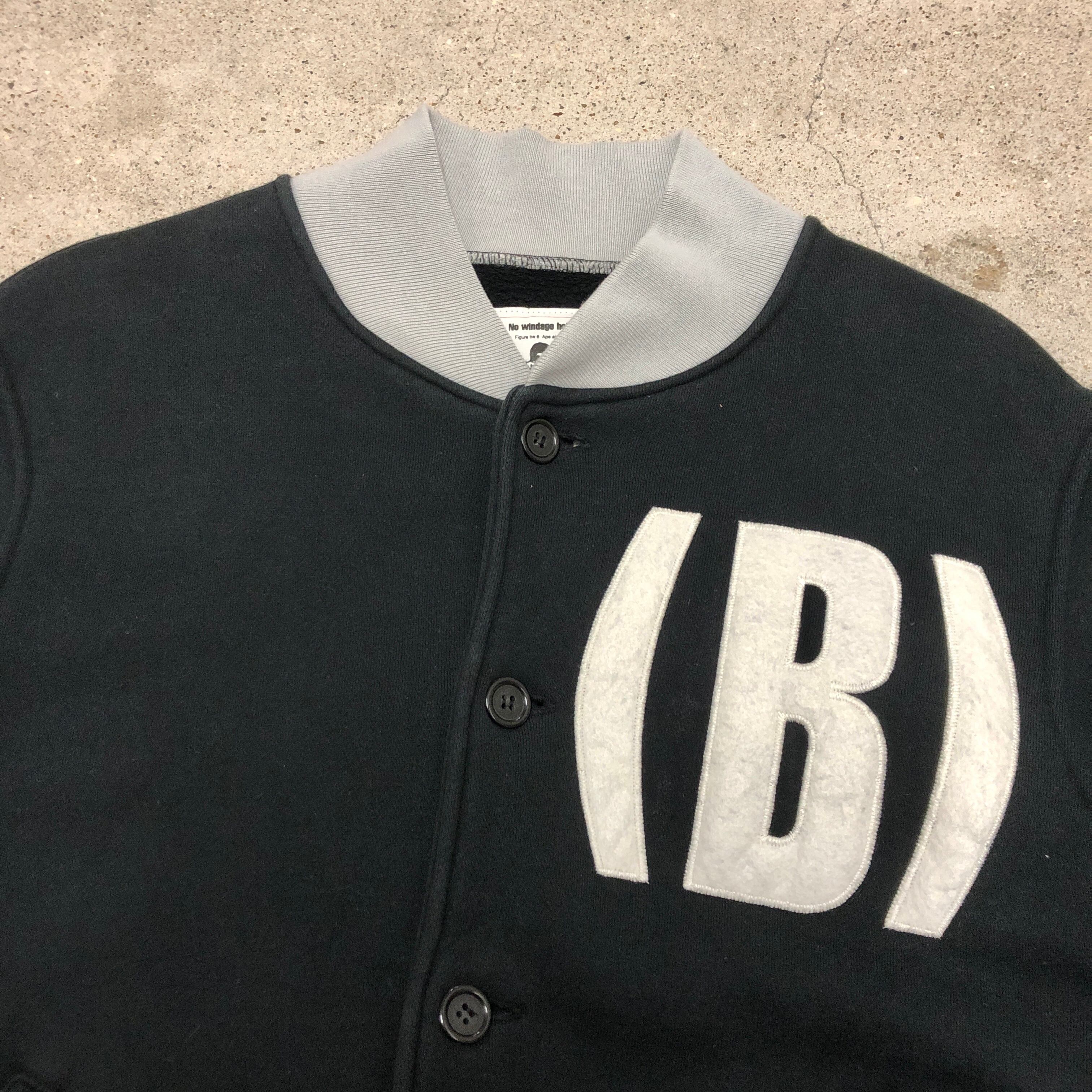 90～00s A BATHING APE/Sweat Varsity Jacket/ソルジャータグ/M