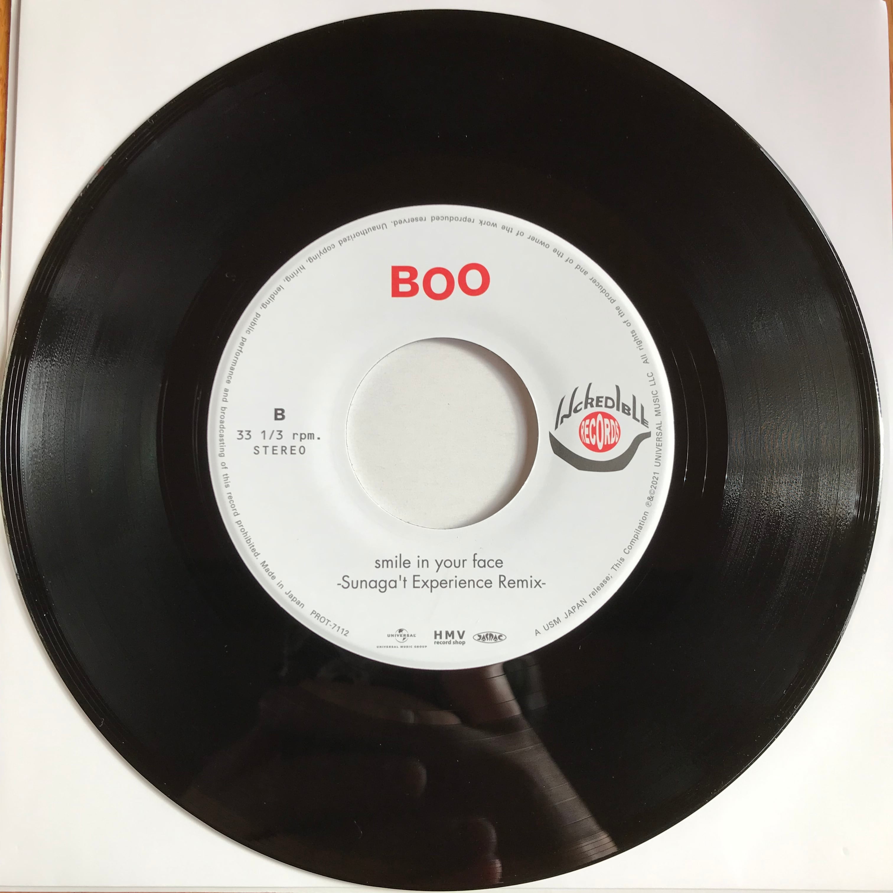 BOO / SMILE IN YOUR FACE feat. MURO | PASSTIME RECORDS / パス