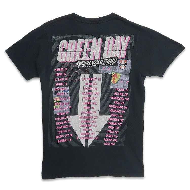 古着 Green Day グリーンデイ ツアー プリントTシャツ バンドTシャツ