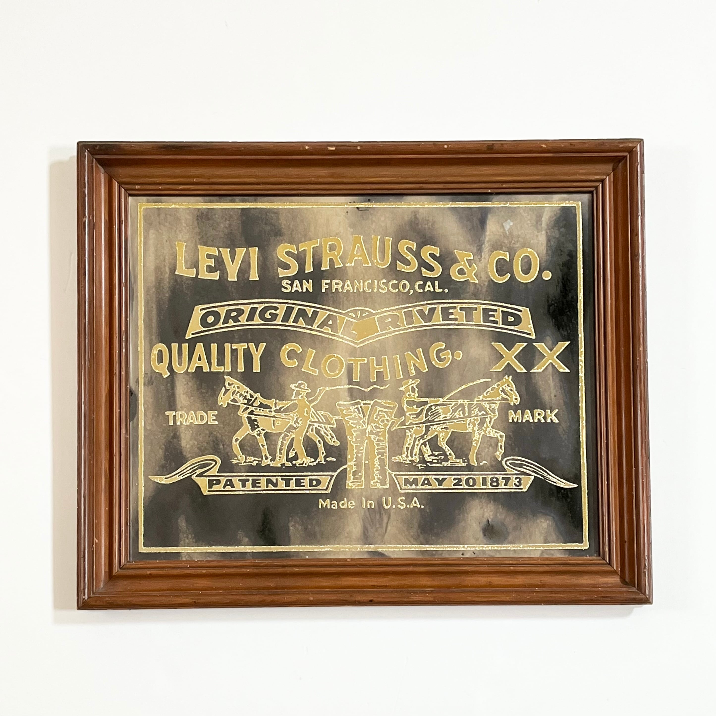 Vintage LEVI STRAUSS & CO. Mirror | This N That （ディスッンザット