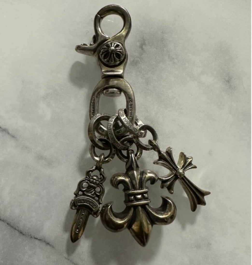 CHROME HEARTS クロムハーツ ウォレットチェーン シルバー925 キー