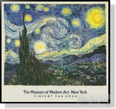 フィンセント・ヴァン・ゴッホ *星月夜 1889 【ポスター+フレーム】約