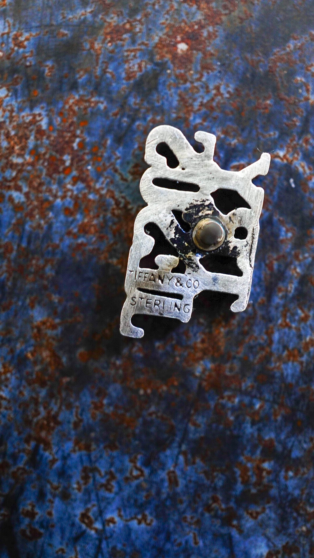 1970s】TIFFANY&Co. ティファニー TRY JESUS ピンバッチ 《シルバー925