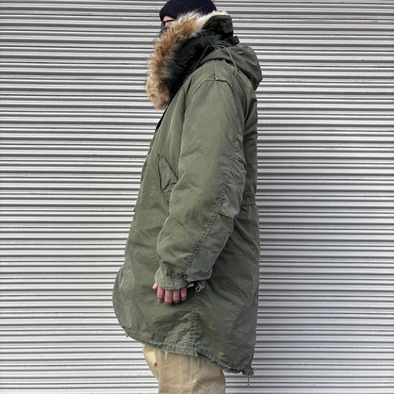 50s 完品 米軍 実物 M51 フィールドパーカー フィッシュテール L フル