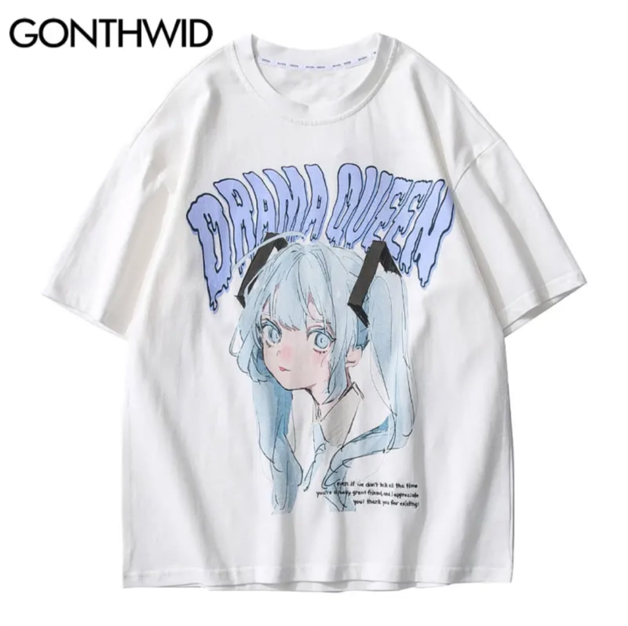 初音ミク ボカロ オーバーサイズ Tシャツ | Mod and Height