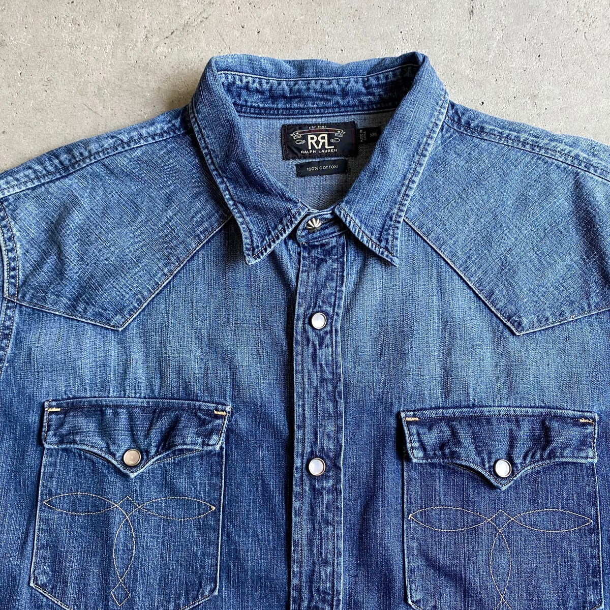 RRL ダブルアールエル Ralph Lauren ラルフローレン 長袖 デニム