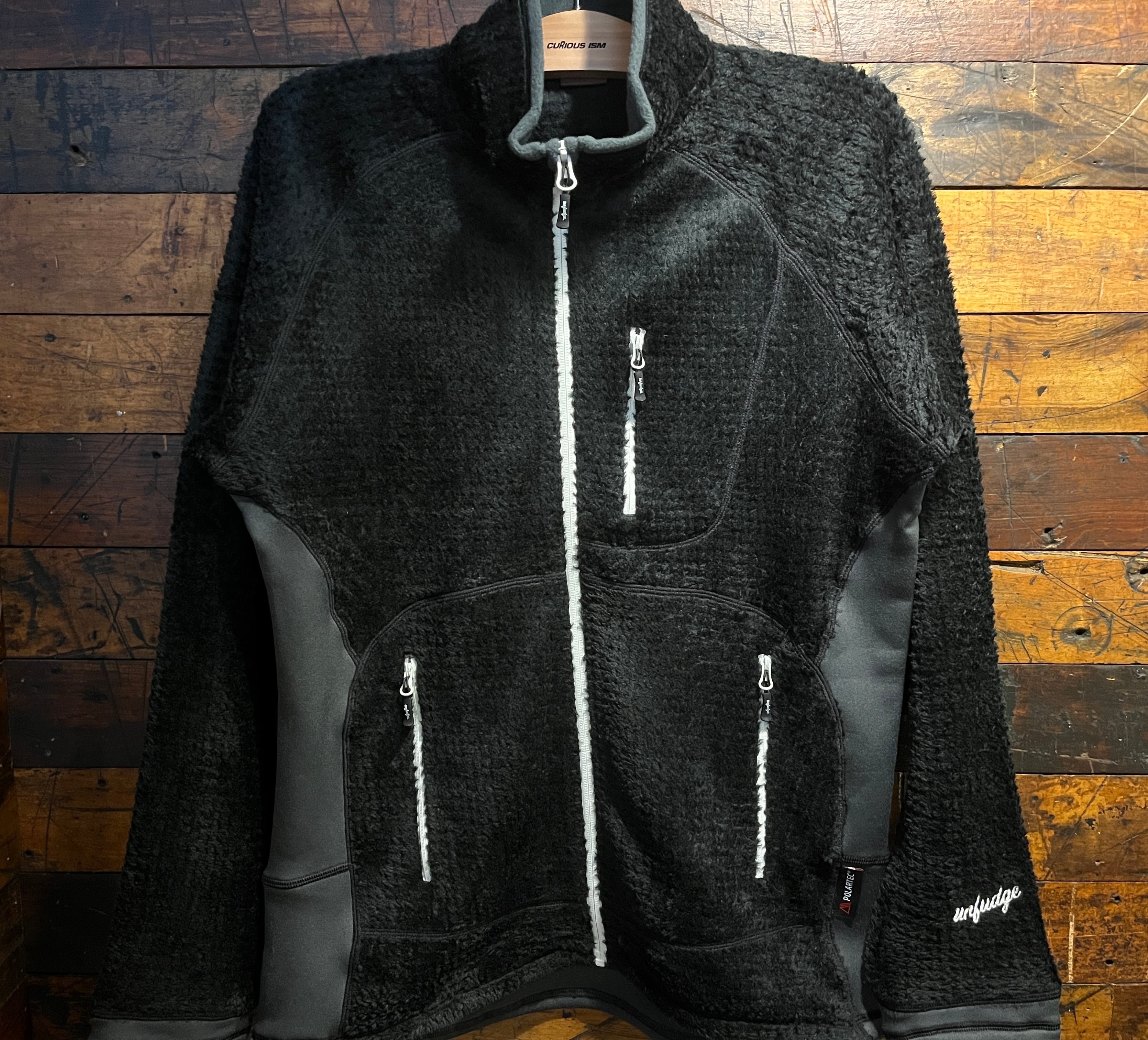 UN unfudge アンファッジ UN3400 High Loft fleece jacket CHACOAL