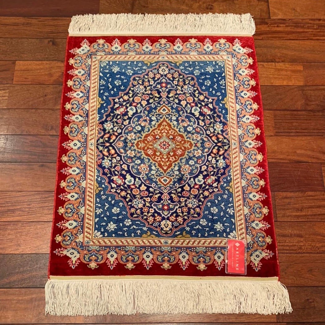 トルコシルク絨毯【HSJ-1303-01894-P】 | artline