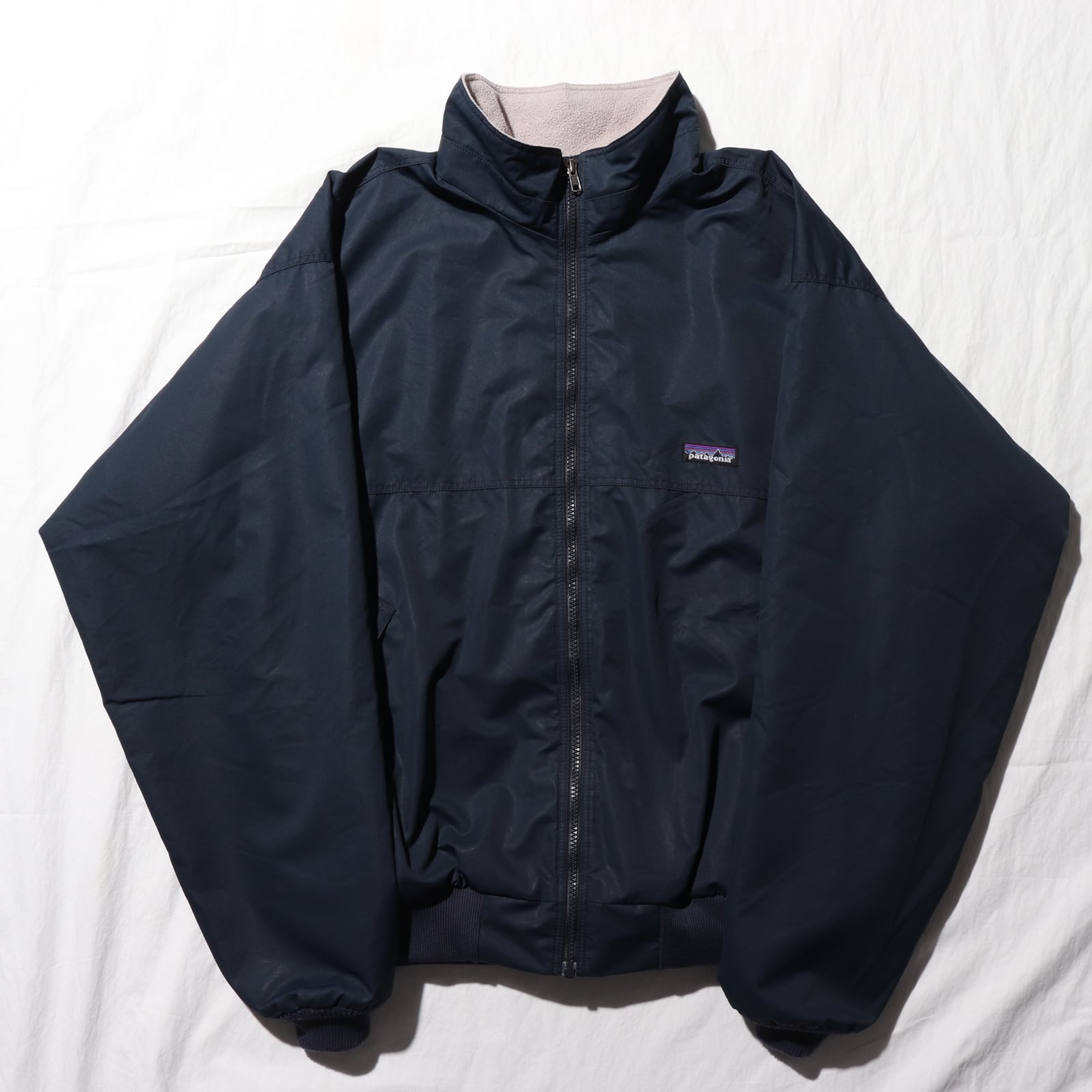 美品 M ネイビー 09年 Patagonia Shelled Synchilla Jacket シェルド