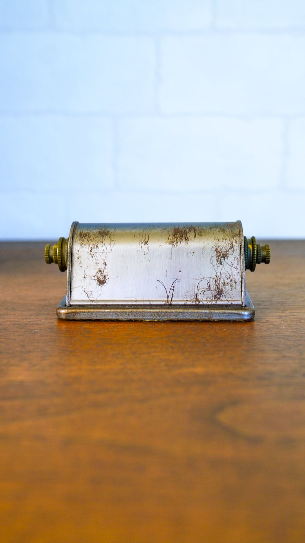 70～80's頃 パークシャーマン ワシントン デスク 万年カレンダー 真鍮