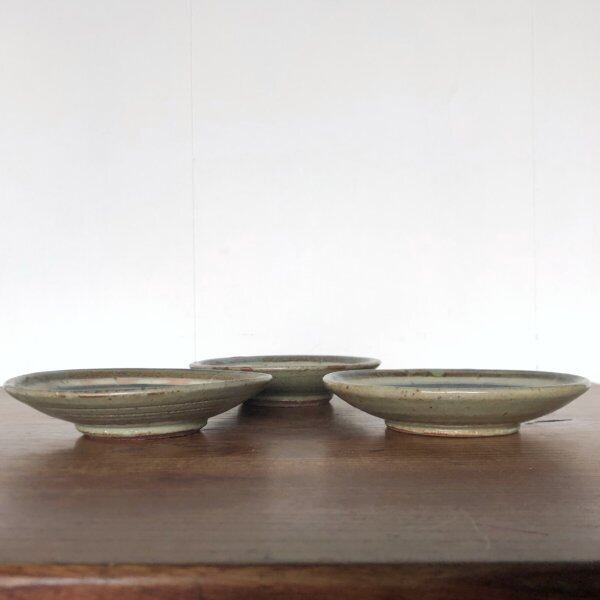 櫛引刷毛目小皿3枚 阿部祐工（予約注文品） | magariozakka