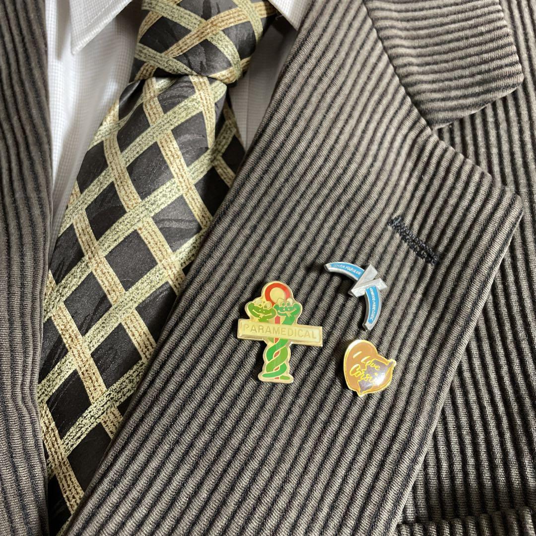 90s ヴィンテージ スーツ ダブルセットアップ ピンズvol.72