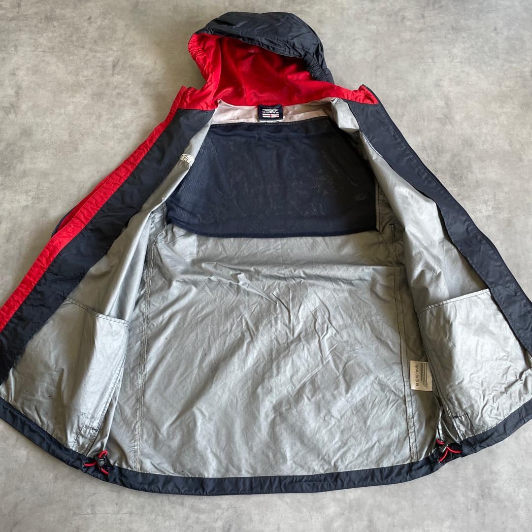 アンブロ イングランド代表 ナイロンジャケット サッカー 00s XL 紺 赤