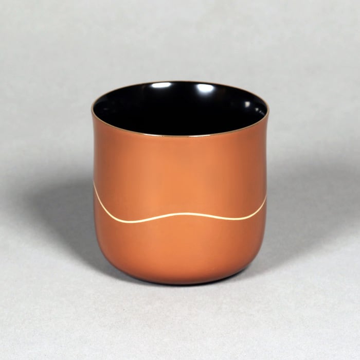 019-ホットカップ 波線蒔絵 | 輪島塗の老舗 輪島屋善仁 Online shop