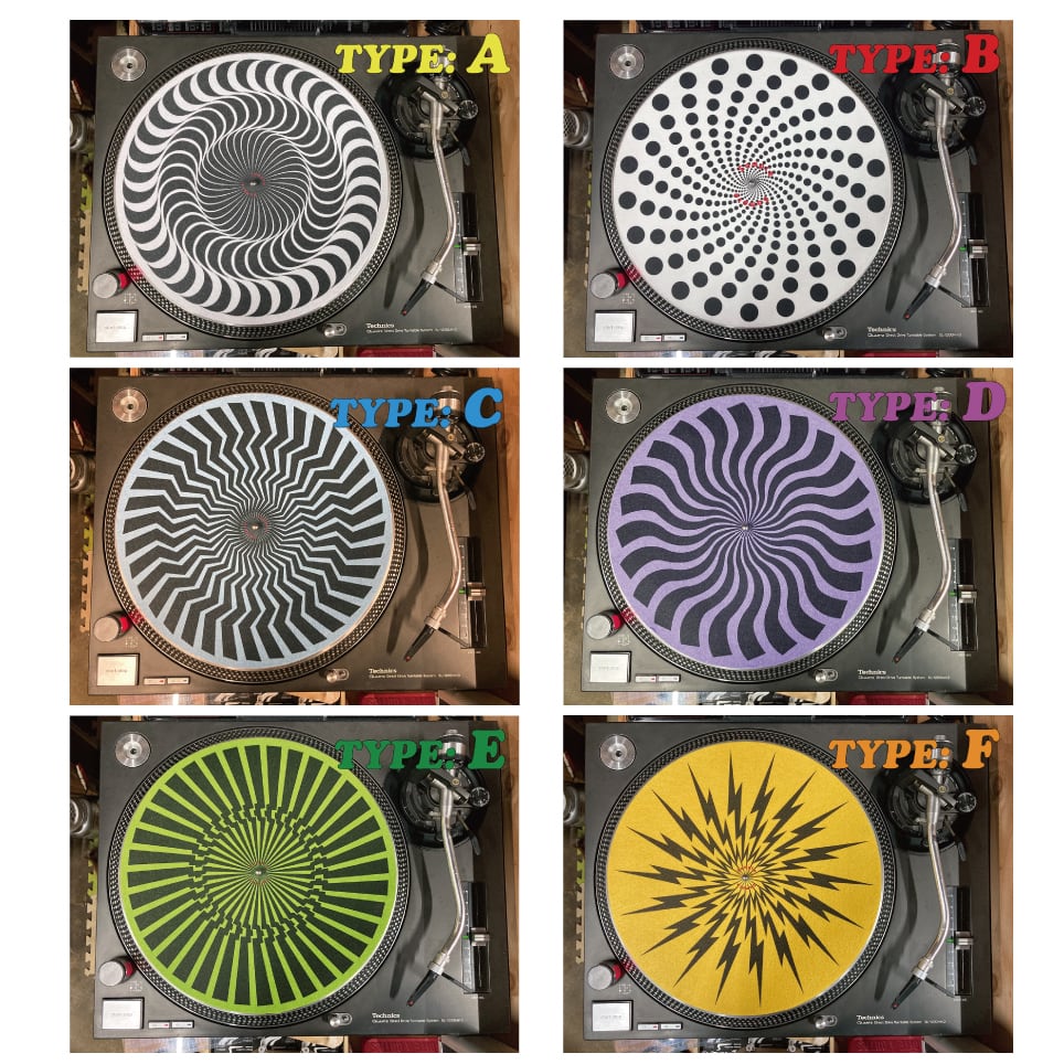 試作品特価：『Sample』フェルト スリップマット ターンテーブルマット