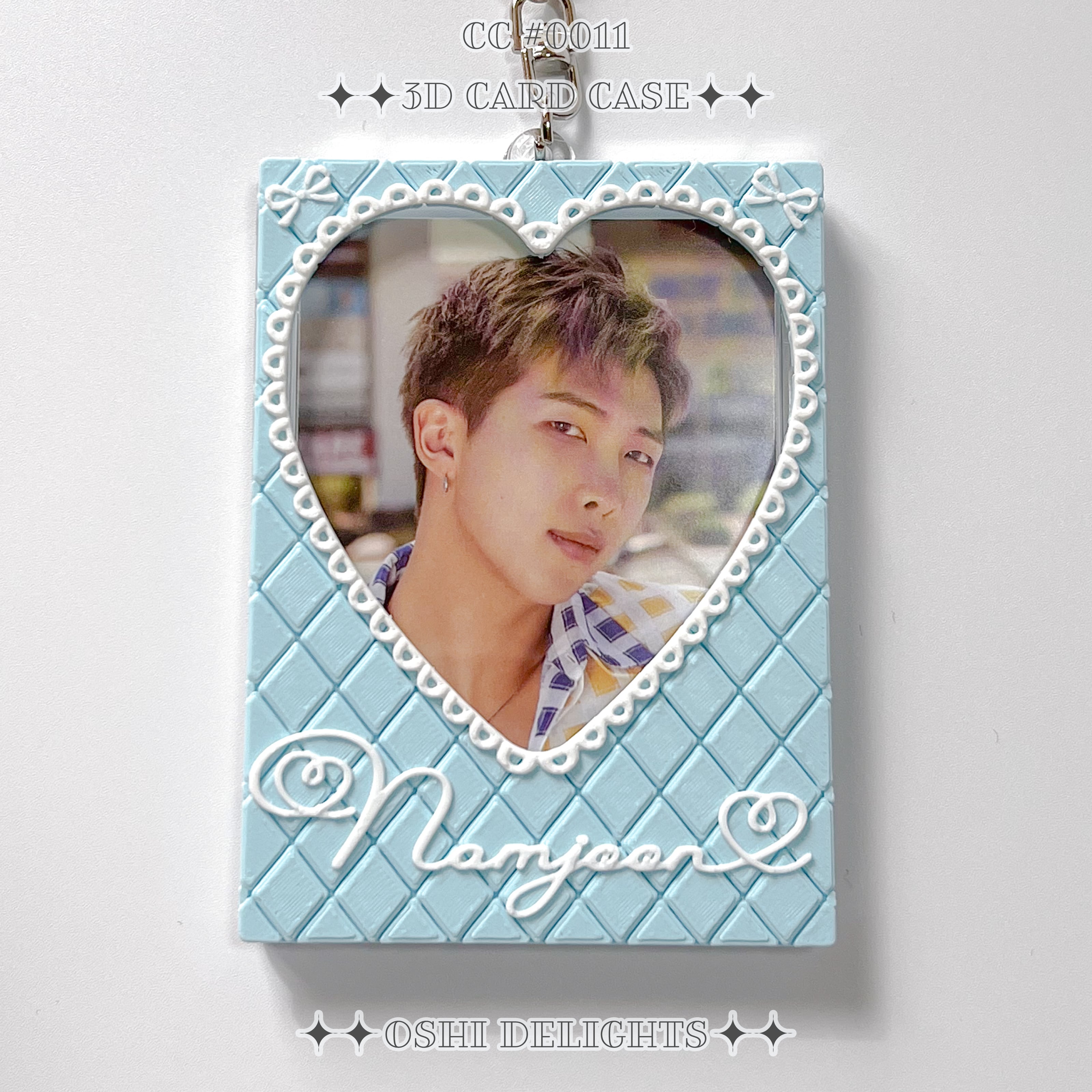 BTS RM Namjoon ナム ナムジュン 3Dデコ トレカケース キーホルダー