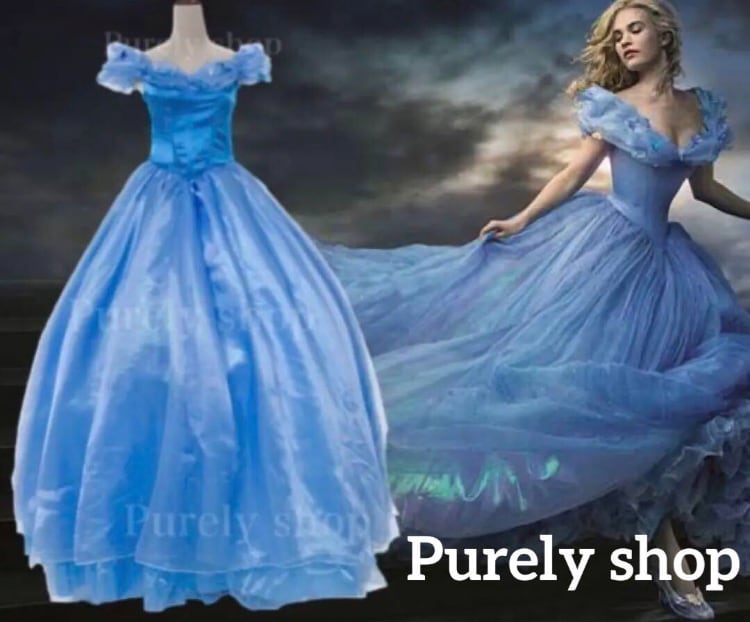 ディズニー シンデレラ デラックス 実写版 コスプレ Dハロ 仮装 衣装
