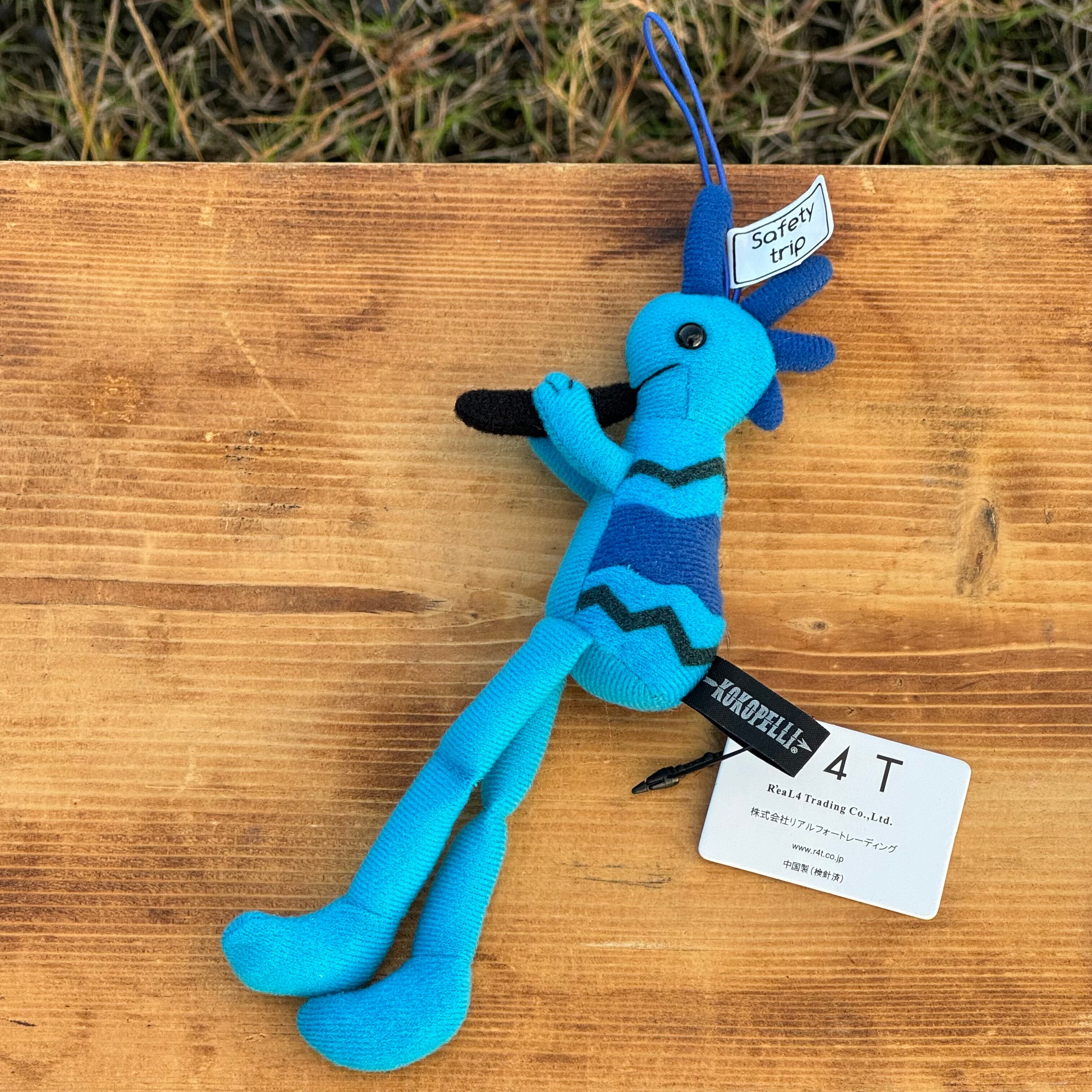 ココペリ人形 ブルー | ココペリグッズ、キャンプ用品の【ENRICH】