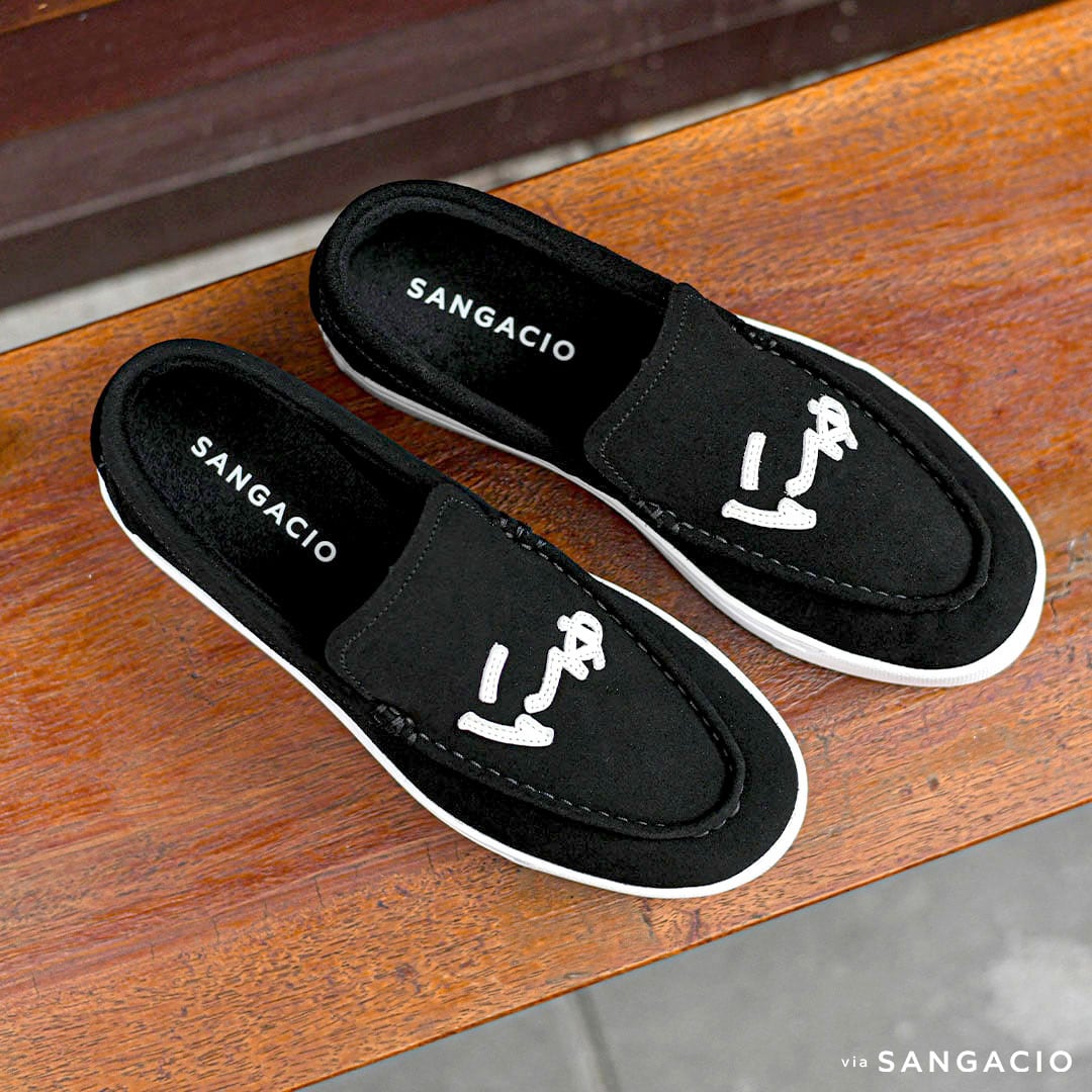 mako-p SANGACIO LOAFER Black にゅ〜ず SANGACIO にゅ～ずLOAFER『BLACK』