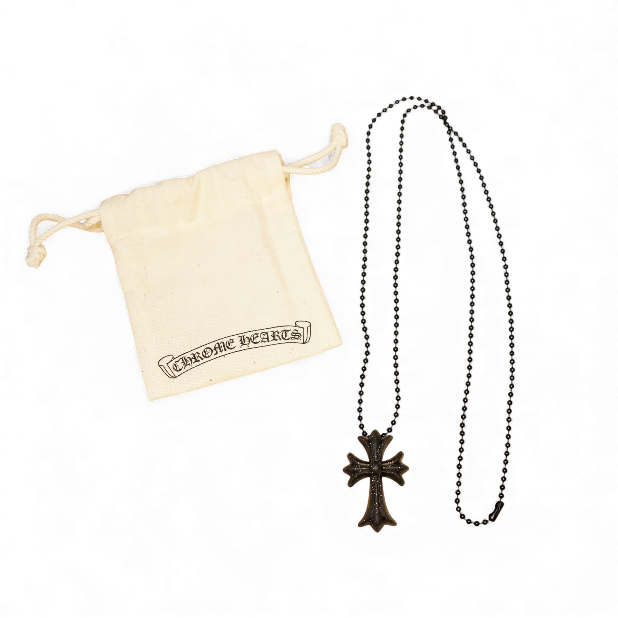 CHROME HEARTS クロムハーツ シリコン ラバー クロス ネックレス