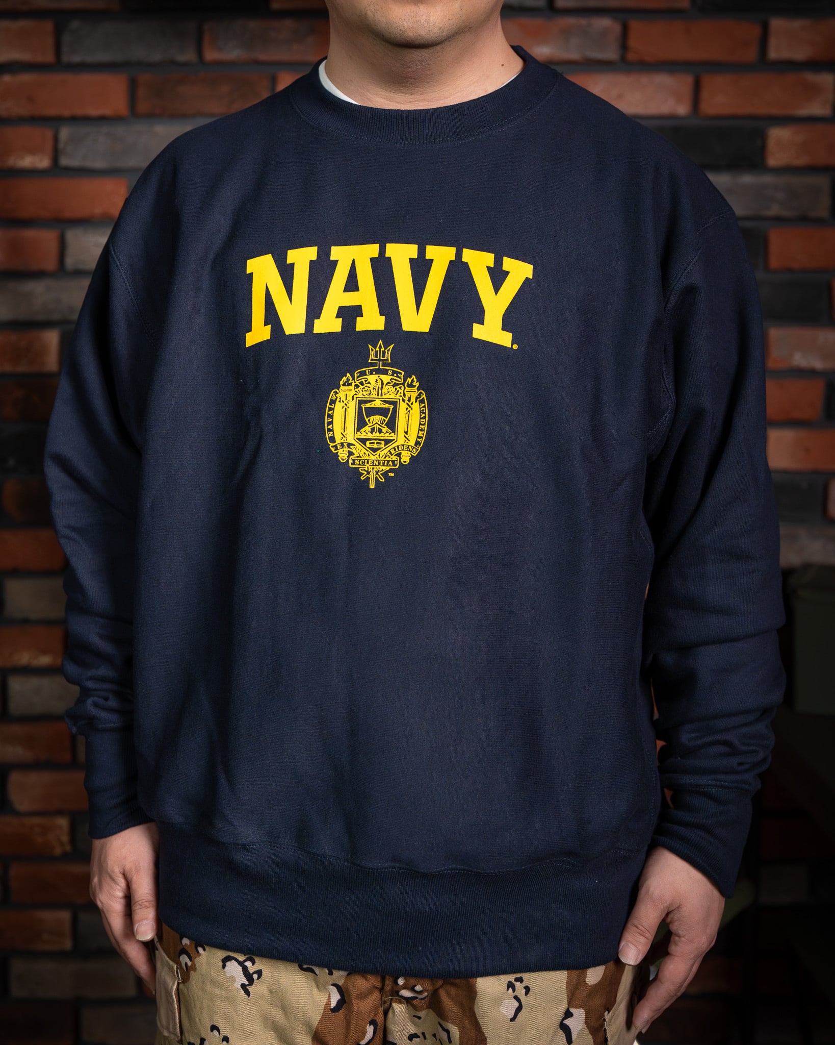 Champion】U.S.Navy Reverse Weave Sweat 新品 USA限定企画 リバース