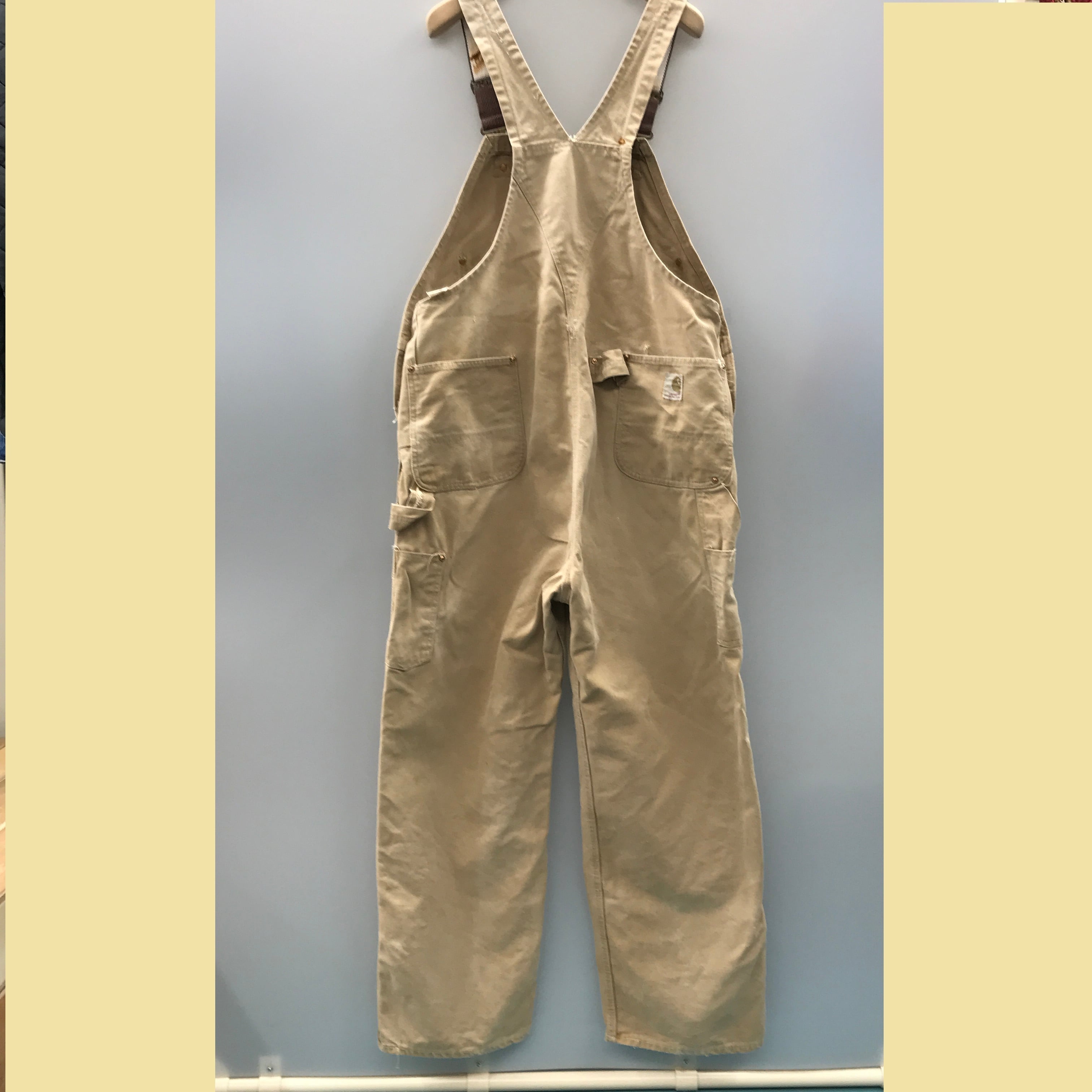 70年代 Carhartt プリントタグ ユニオンチケット付きダブルニー