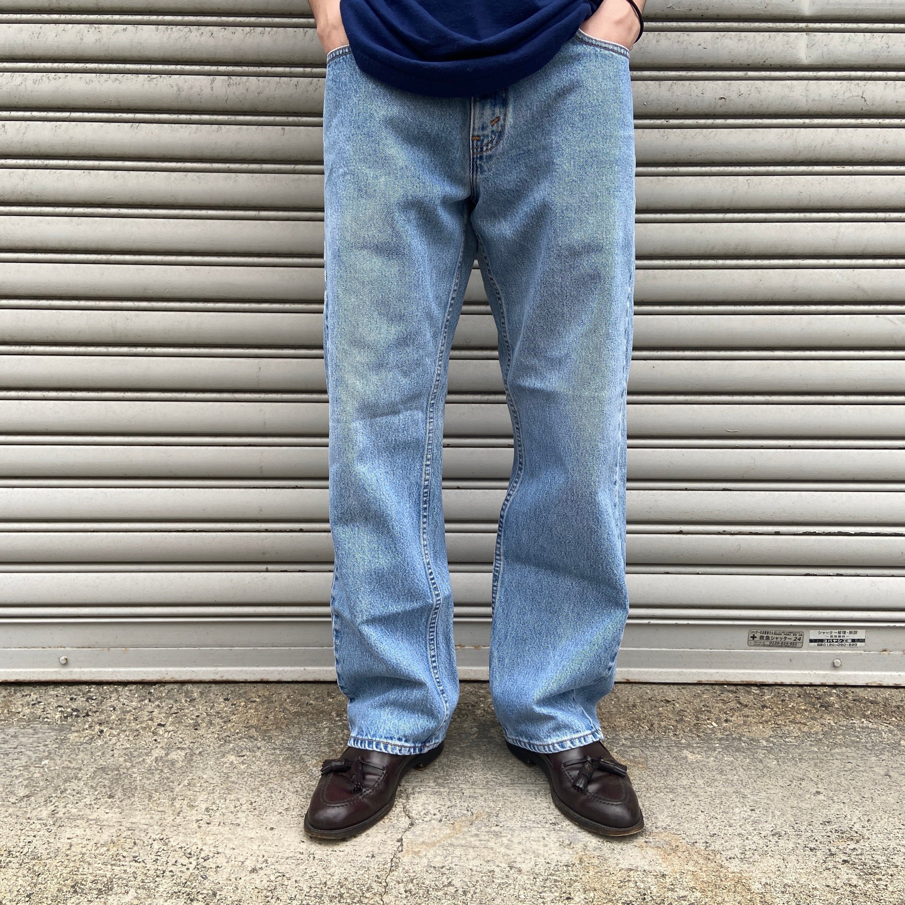 90s USA製 Levi's 569 ワイドストレートデニムパンツ W30 | 古着屋 Uan