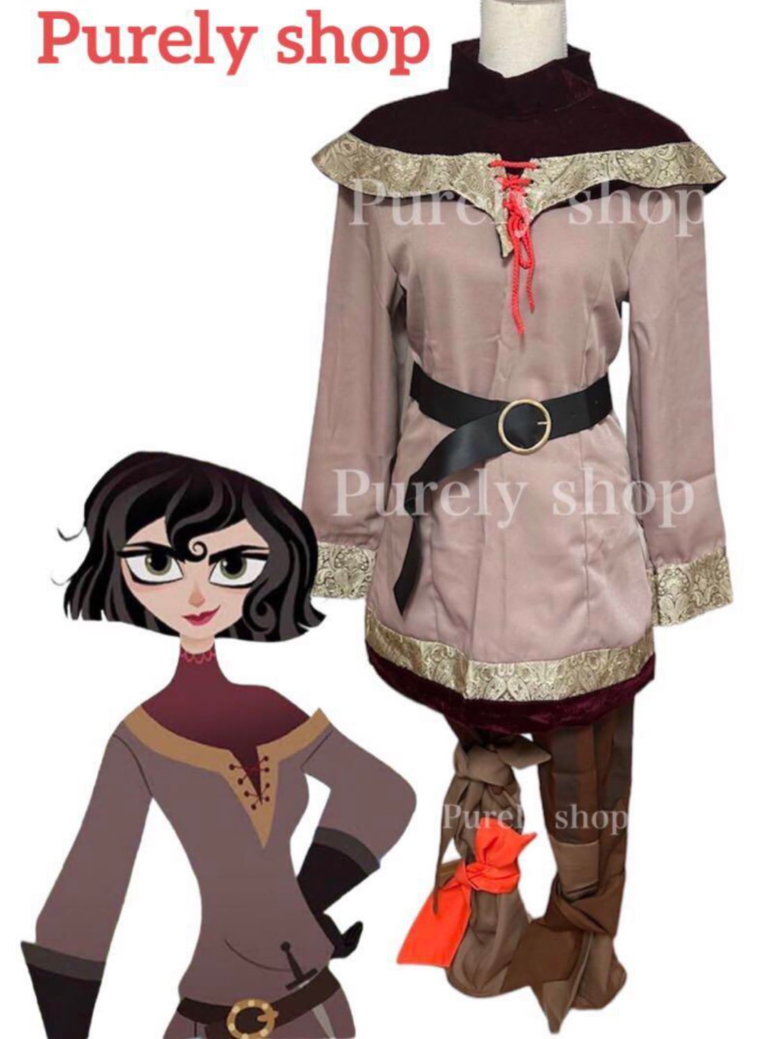 ディズニー ラプンツェルザシリーズ カサンドラ 衣装 Dハロ 仮装