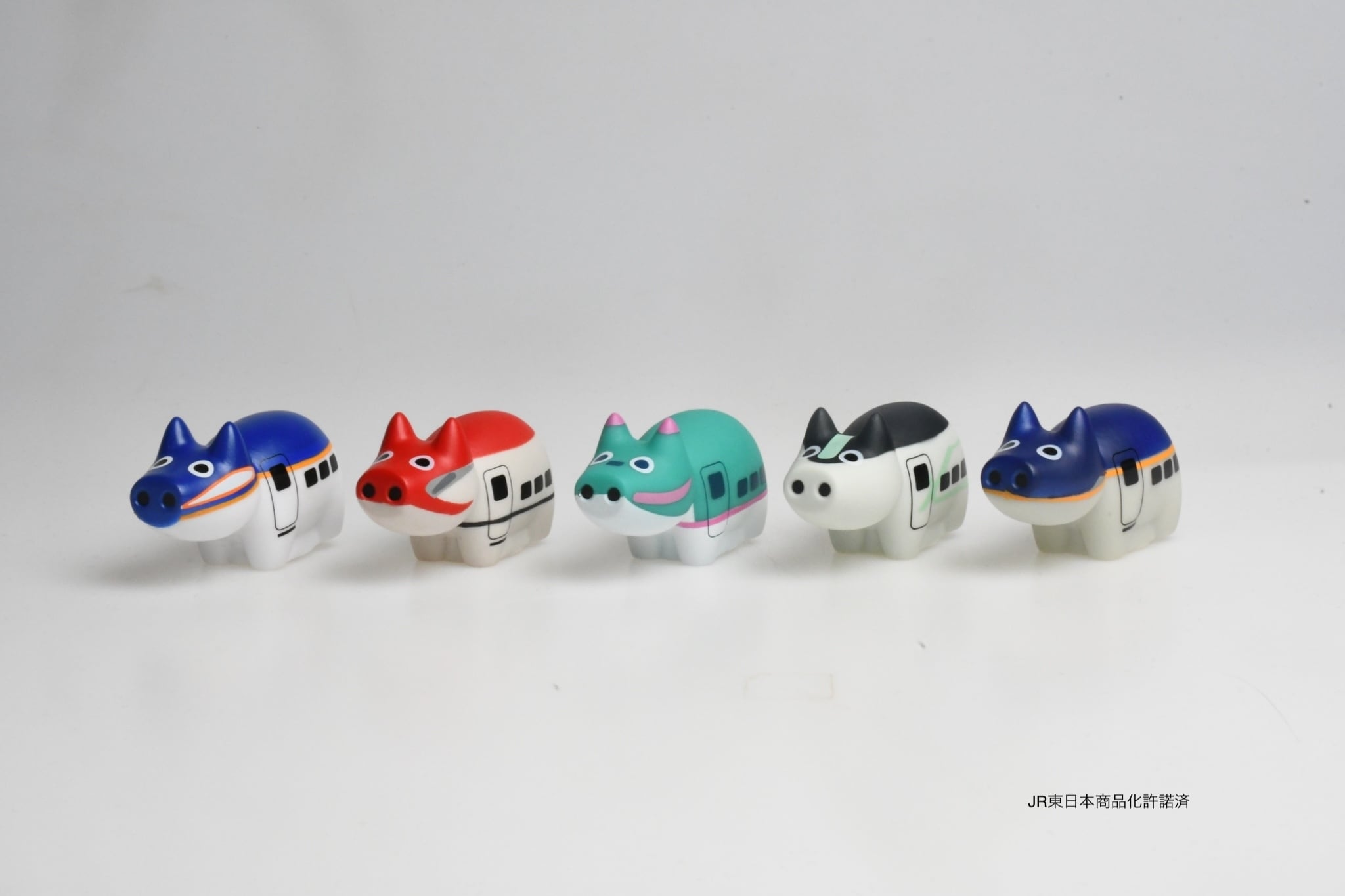 新幹線まめべこセット 5種類 JR東日本商品化許諾済 | akabekoland