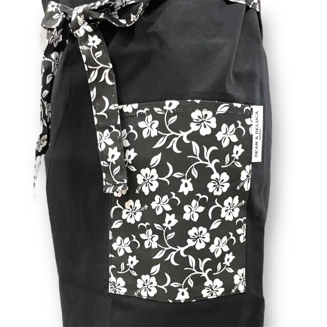 DEAN&DELUCA】ハワイ限定 エプロン 首紐調整タイプ 黒 ブラック