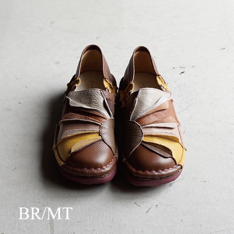 Estacion エスタシオン カラフルレザースリッポン TGE589 | CLAIR-U