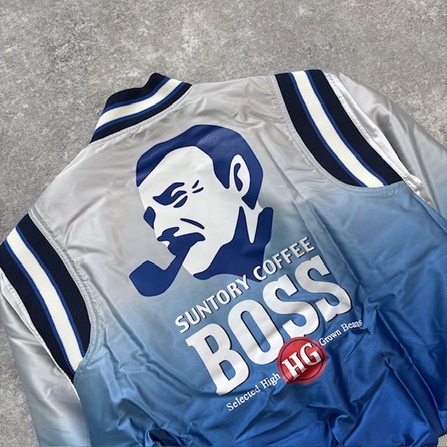 SUNTORY BOSS】サントリーボス 非売品 サテンスタジャン スタジアム