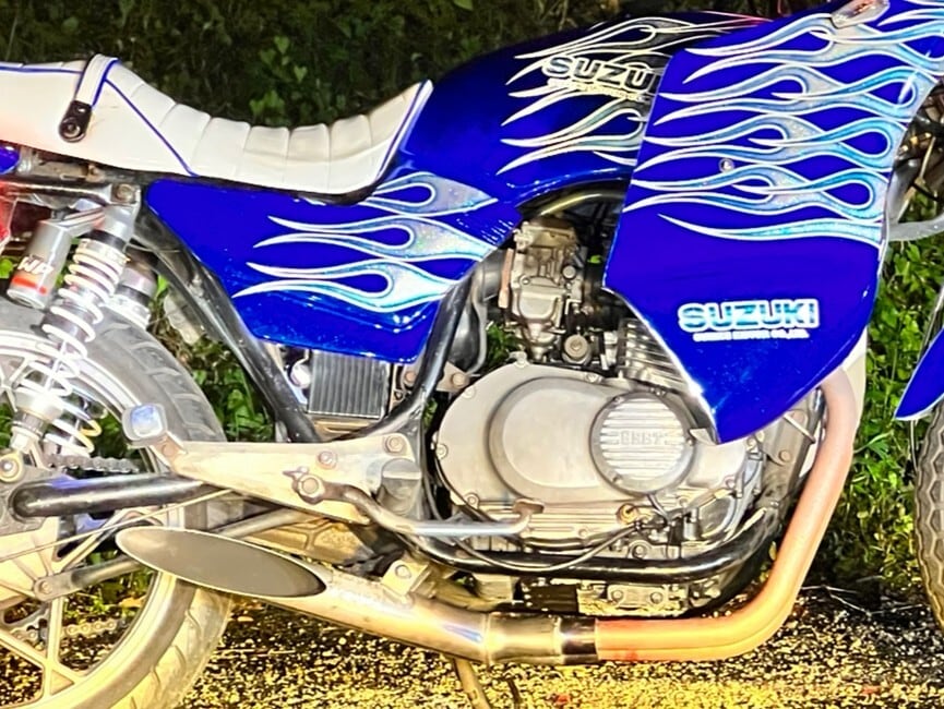 GSX250用 ザリ ゴキ 番長コラボ オリジナル マフラー 爆吸 ばっきゅう