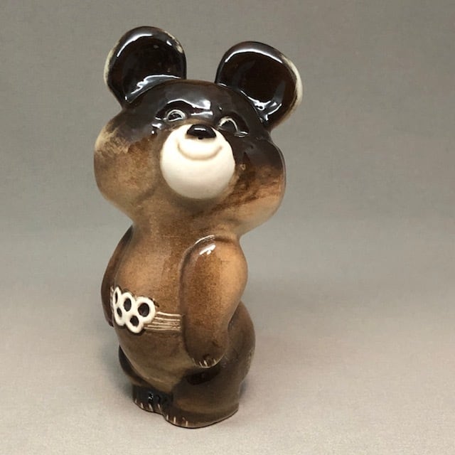 こぐまのミーシャ MISHA モスクワオリンピック 陶器人形 1980年 | Pay ID