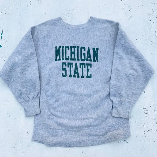 80's Champion チャンピオン リバースウィーブ RW 染み込みプリント