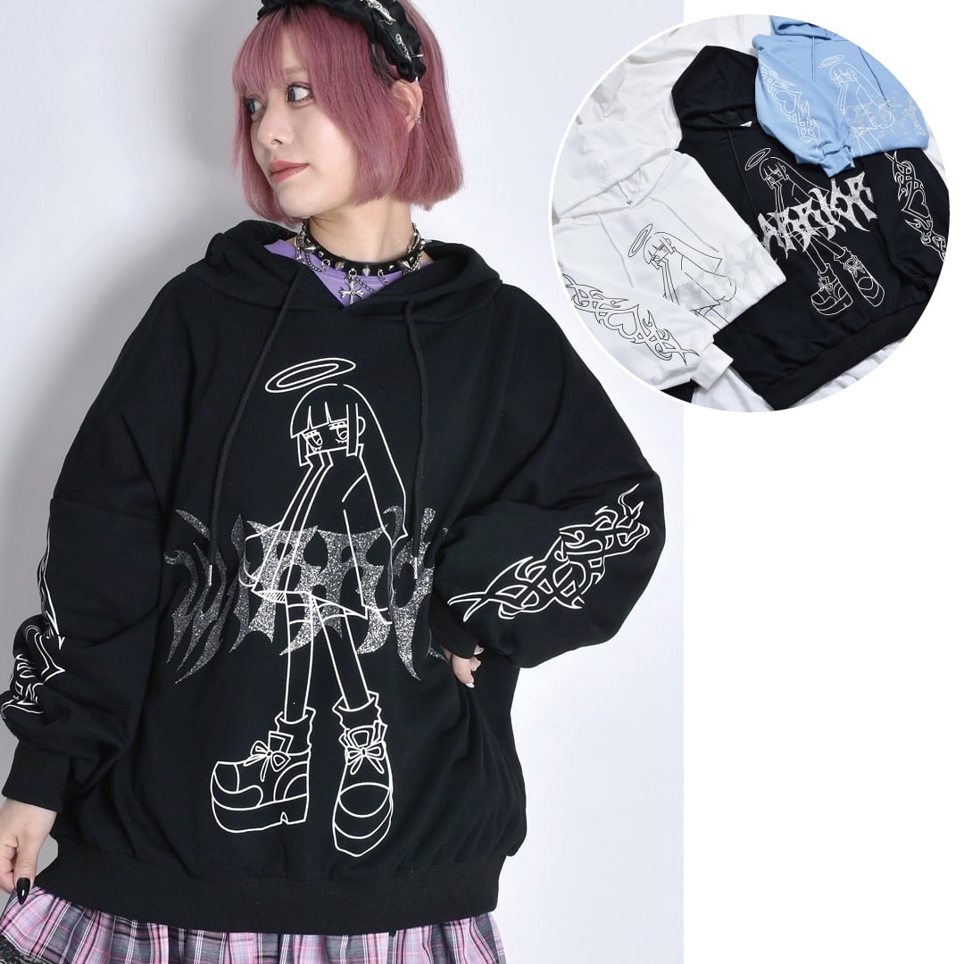 ラメ☆RING ANGEL パーカー | VOLCAN&APHRODITE