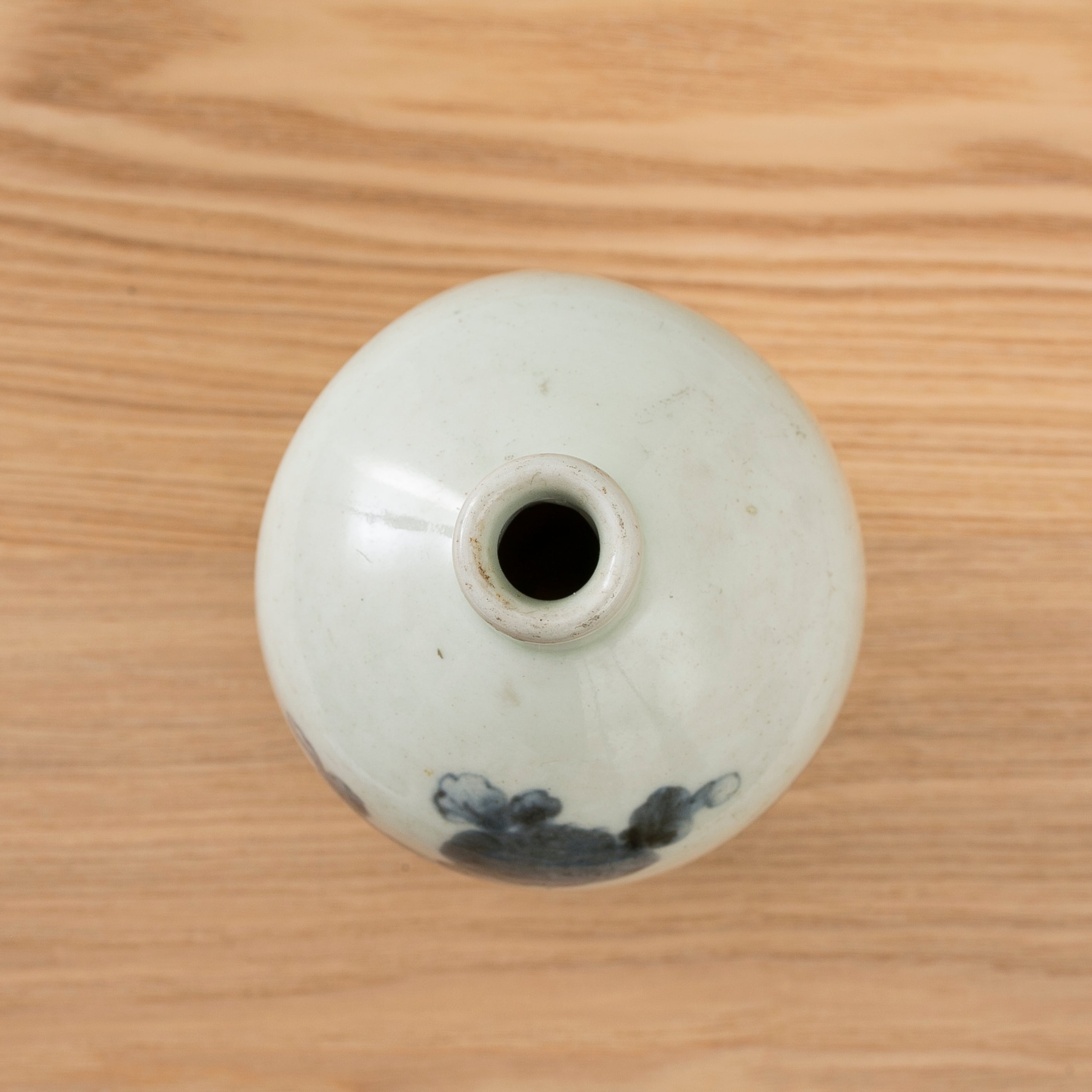 伊万里 古伊万里 染付 徳利形 一輪挿 花瓶 花器 花入 花生 菊花文 日本