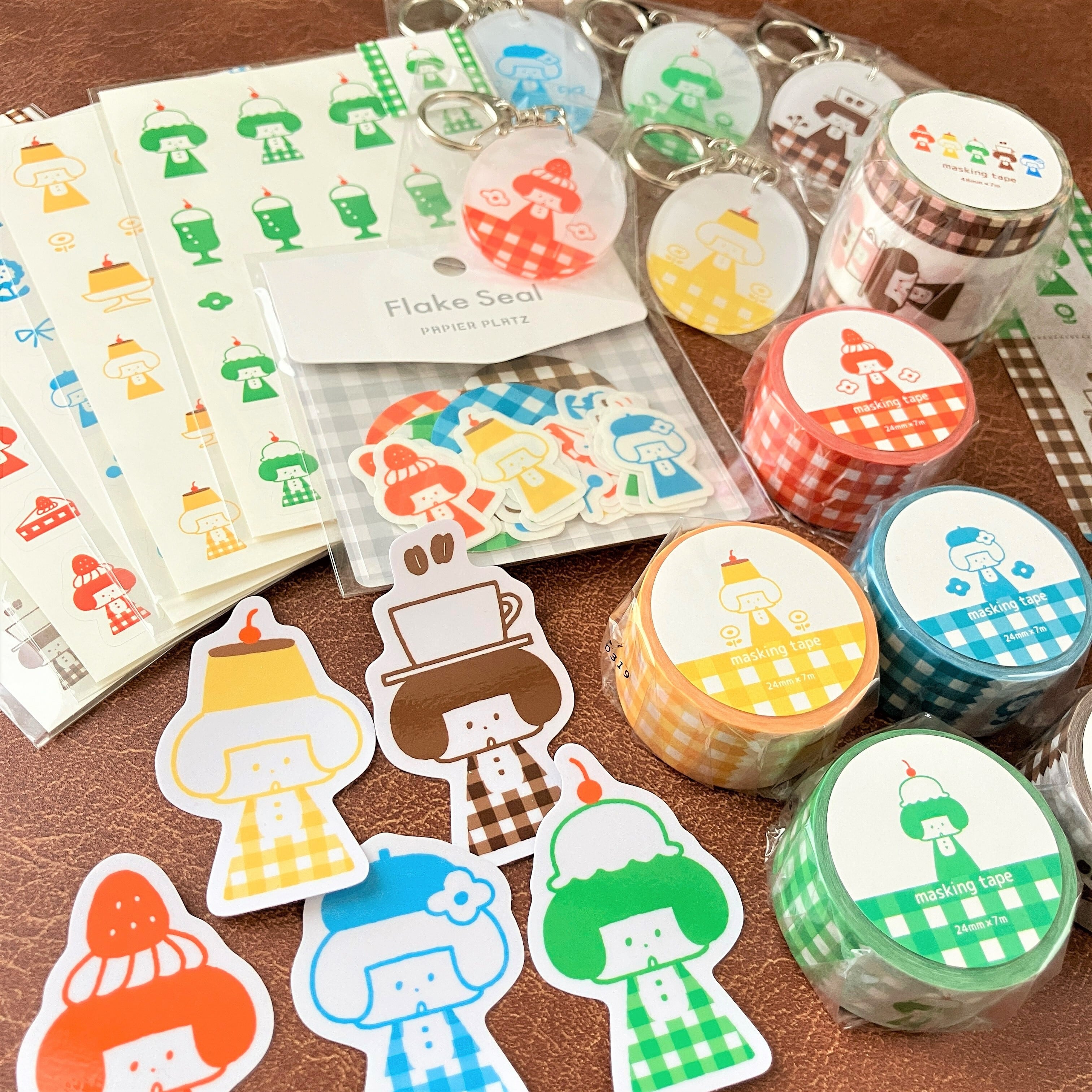 mizutama 「フルーツちゃんシリーズ」 マスキングテープ | パピア