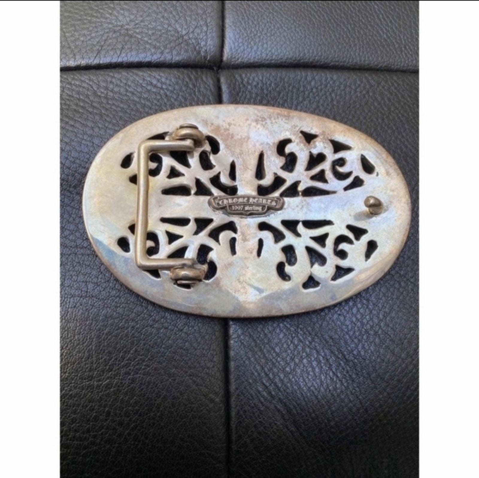 CHROME HEARTS クロムハーツ クラシック オーバルクロス バックル