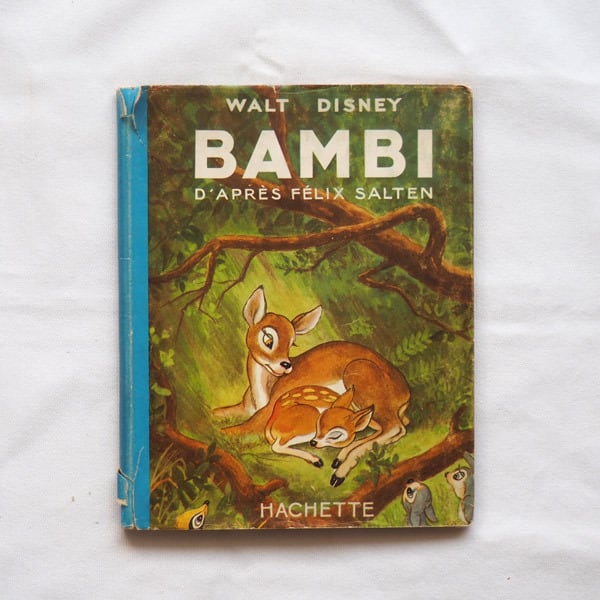 アンティーク絵本バンビ1951年Walt Disneyフランス | フランス