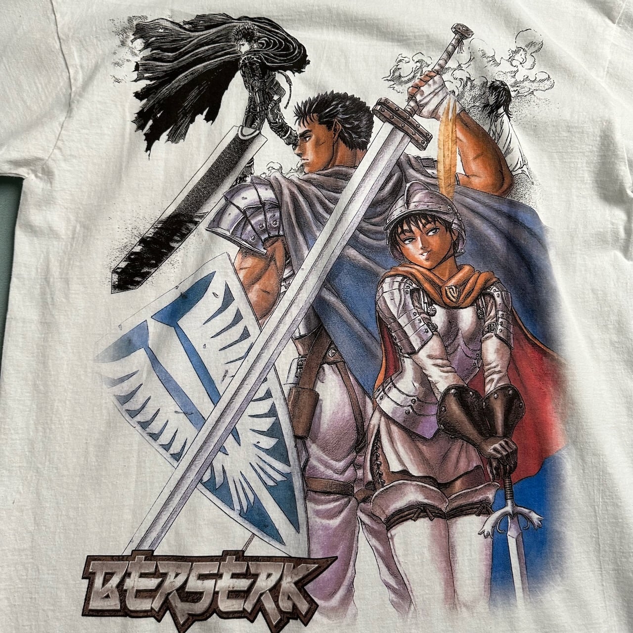 BERSELK ベルセルク 両面 アニメTシャツ 白 | RUFFY
