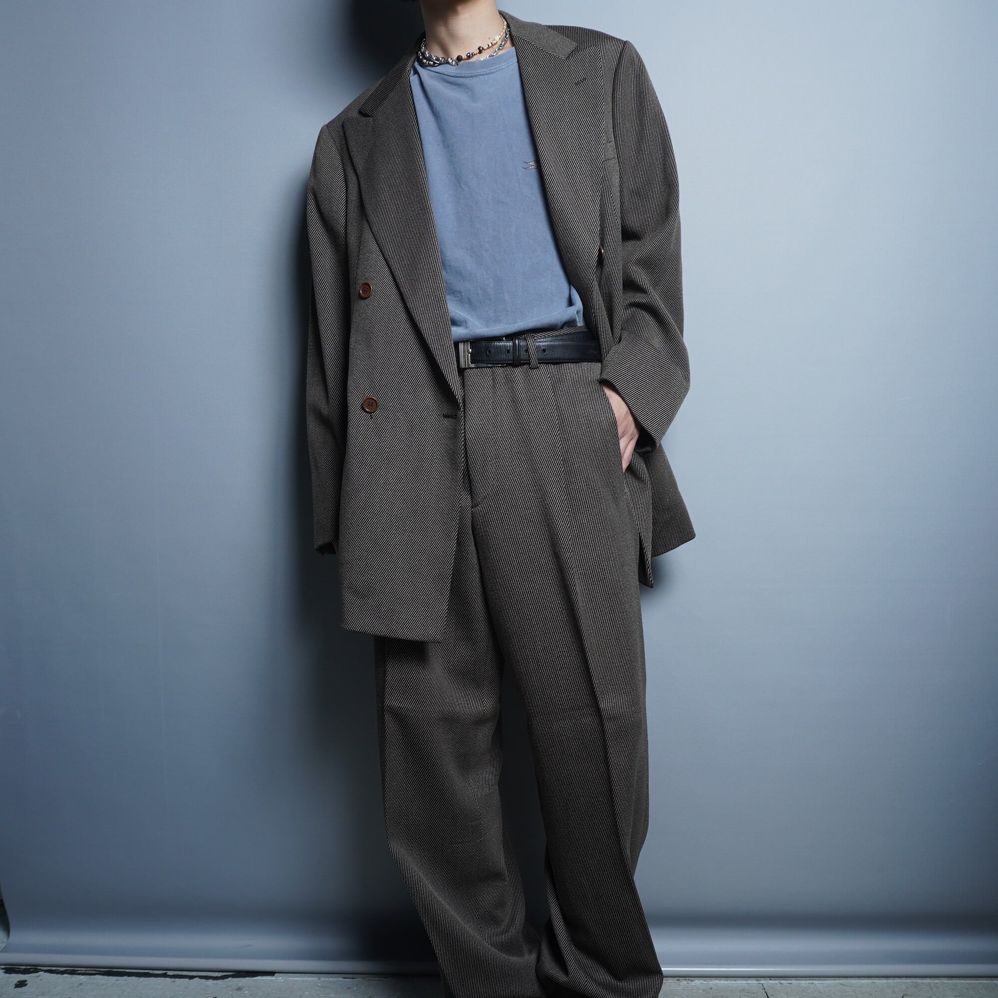 GIORGIO ARMANI】ジョルジオアルマーニ ピュアヴァージンウール ダブル