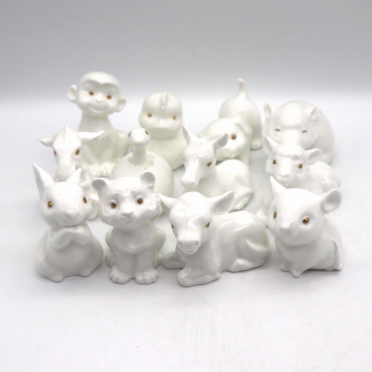 Noritake・ノリタケ・干支置物・十二支セット・磁器人形・No.210713