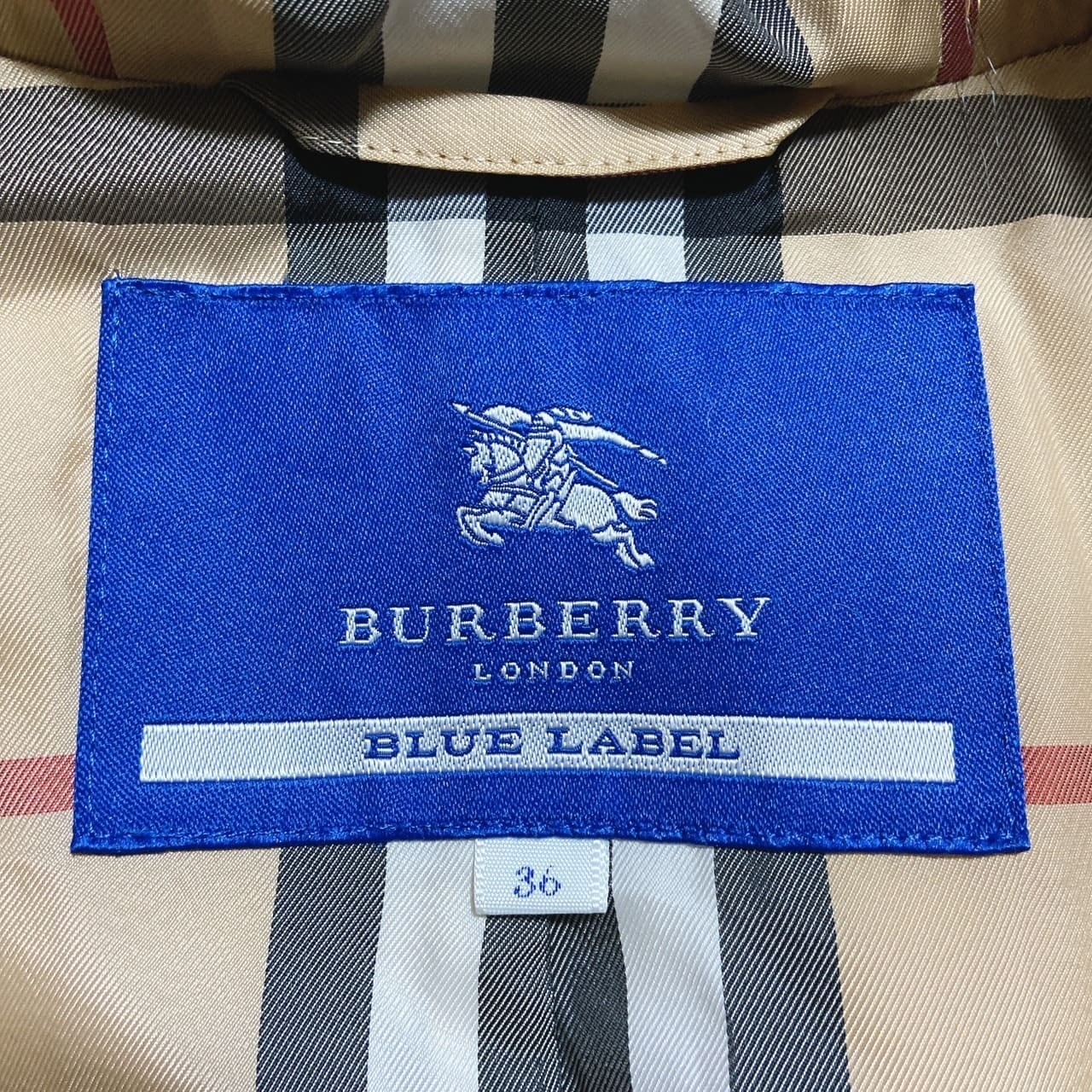 BURBERRY BLUE LABEL バーバリーブルーレーベル ウールコート アンゴラ